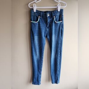 Matilda Jane Soft Jeans with Multicolor Pocket Trim